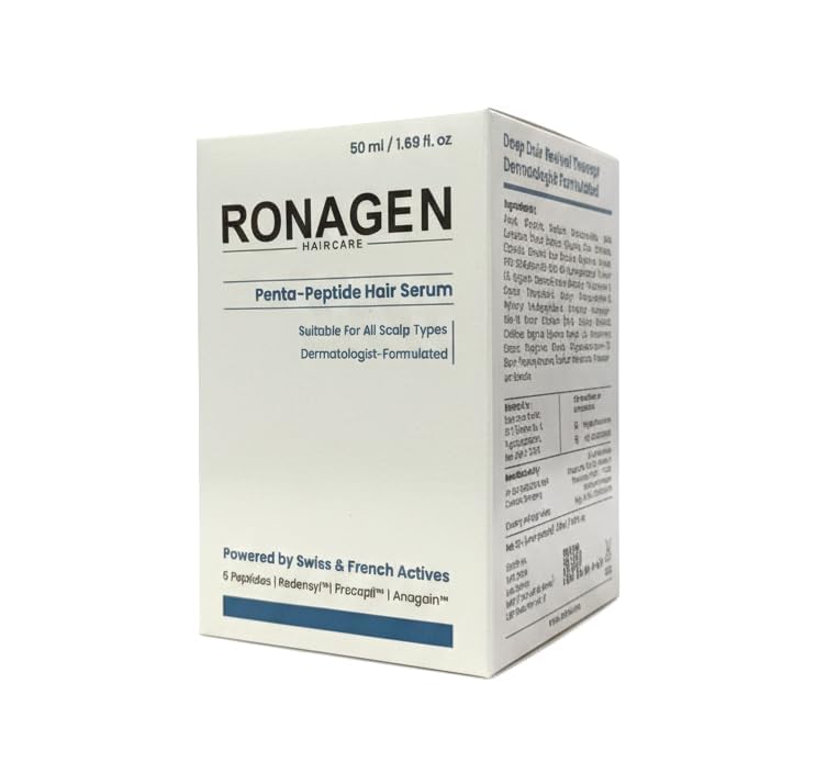 BT RONAGEN Penta-Peptide Hair Serum, All Scalp Types, Dermatologist-Formulated, 50ml-image-25