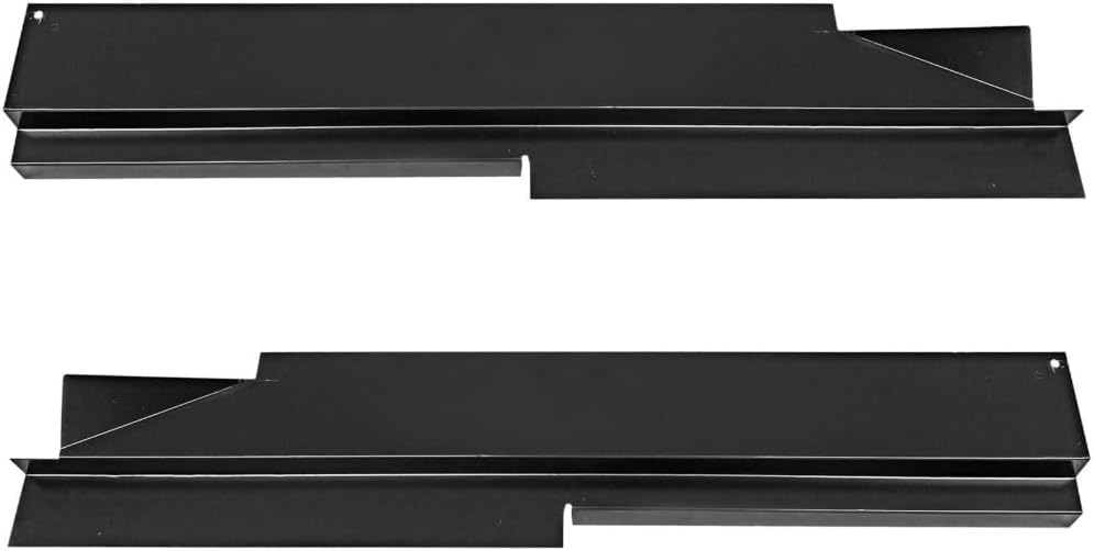 for GMC, for Chevy Truck Rocker Inner Backing Plate Left/Right Pair - Black 1104FC 1104FD