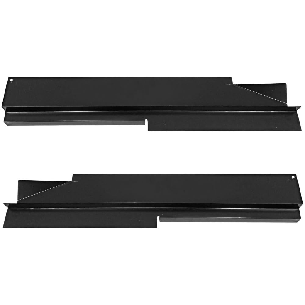 Wajir For GMC, for Chevy Truck Rocker Inner Backing Plate Left/Right Pair - Black 1104FC 1104FD WJR0297