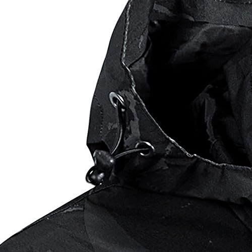 Softshell Jackets Mens Hood | Waterproof Jackets For Men Uk Anorak Jack Windproof Jacket Mountain Jacket Blouson Jacket Breathable Jacket Rain Jacket Bomber Jacket Casual Coats Printed Jackets - Image 6