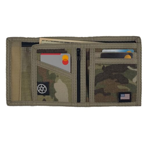 Image of Sprocket Nylon Billfold Wallet with Zippered Coin Pocket (MultiCam Camo)
