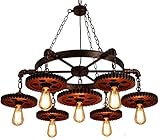 Ce lustre combine des éléments simples et minimalistes qui créent une atmosphère sophistiquée et créent une atmosphère attrayante dans votre maison.