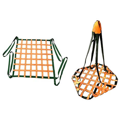 MTADSBKFP Correas de Seguridad para elevación de Carga, Red de elevación con Eslinga de Nailon Plana for Carga y Descarga de Objetos Pesados(1.5 X 1.5M/Mesh 15cm/Load 1t)