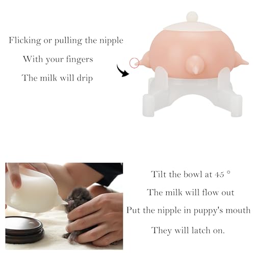 Puppy Feeder Puppy Milk Feeder Puppy Nursing Station Puppy feeders for Multiple Puppies Puppy Milk replacer Dongdong pet