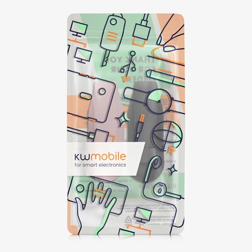 kwmobile Clip Halter kompatibel mit Xiaomi Mi Band 10/9 / 8 - Silikon Fitnesstracker Halterung - ohne Tracker