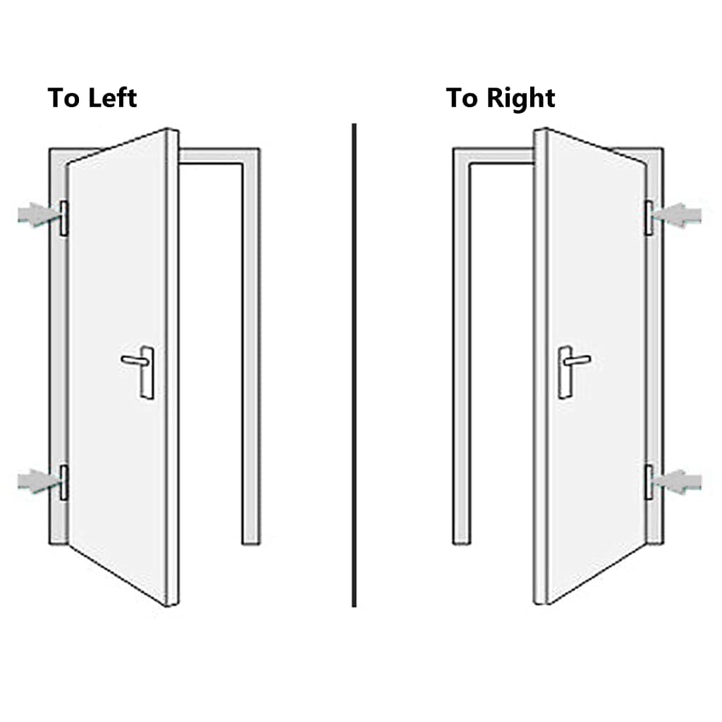 Gecheer Porta di Ingresso,Porta d'ingresso,Porta Esterna in PVC,Porta in PVC per Negozio, Balcone, casa,Portoncino Ingresso Esterno,Portone blindato,Bianca 98x190 cm