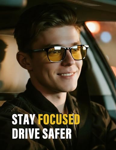 TIJN Sleep Glasses for 99.9% Blue Green Light Blocking Dual AR Coatings Red Lens for Computer Gaming Reduce Eyestrain, TR90