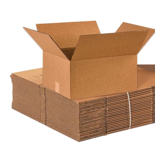 Box Usa Shipping Boxes Medium 16"L X 14"W X 8"H, 25-Pack | Corrugated Cardboard Box For Packing, Moving And Storage #TOP17