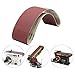 4 Inch x 36 Inch Sanding Belts, 60/80/120/240/320 Grits, Belt Sander Tool for Woodworking, Metal Polishing, 5 Pack Aluminum Oxide Sanding Belt