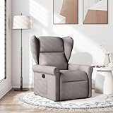 Confort supérieur et relaxation totale : Ce fauteuil inclinable manuel offre un siège et un dossier généreusement rembourrés en tissu taupe doux. Il est parfait pour lire, se détendre dans votre salon ou chambre, et peut également servir de fauteuil de bureau confortable pour vos moments de pause.