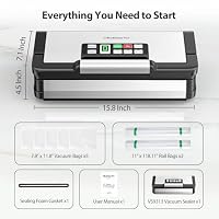95kPa Precision Vacuum Sealer Machine for Food,Multiple Modes For Meal Prep — image 9