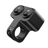 IZTOSS 12V 10A Waterproof Motorcycle CNC Aluminium Alloy on-Off Rocker Switches 7/8' 22-23mm...