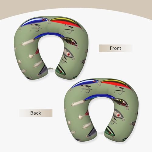 Almohada de poliéster para cuello y hombros negra miniatura 3
