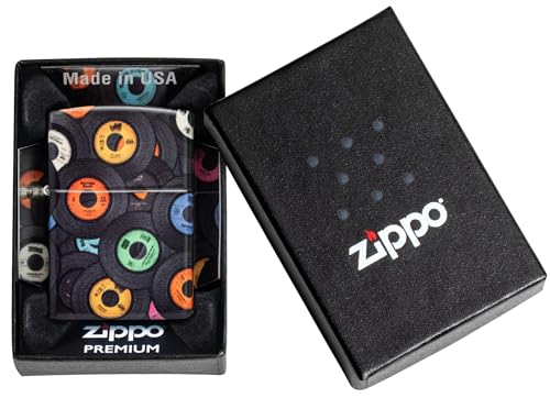 Encendedor de bolsillo Zippo Records Design 540 Mate miniatura 6