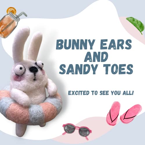 Woolbuddy Needle Felting Kit Beginner, Wool Felting Kit For Adults, Includes 2 Felting Needles And Photo Instructions, Diy Needle Felting Kit For Arts And Crafts (Rabbit) #TOP1