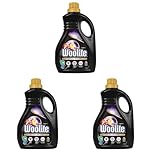 Lip Woolite Detersivo Lavatrice Capi Scuri, Neri e Jeans 25 Lavaggi, da 1500 ml di Detersivo Lavatrice Liquido Capi Scuri con Cheratina (Confezione da 3)