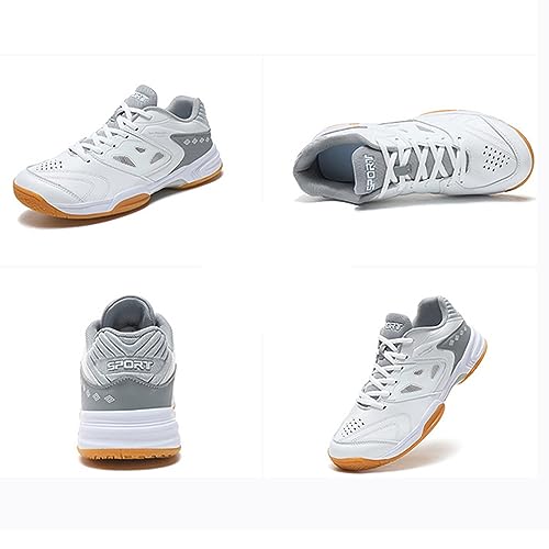 ONAIC Mens Pickleball Shoes Rubber Sole Indoor Court Shoes Wear-Resistant Comfortable Badminton Trainers for Racketball Squash Volleyball3