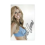 Heidi Klum Poster (2) Leinwandposter Wandkunst Dekor Druck 