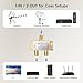 Cable Matters 2-Pack 2.4 Ghz 2 Way Coaxial Cable Splitter for STB TV, Antenna and MoCA Network - All Port Power Passing - Gold Plated and Corrosion Resistant