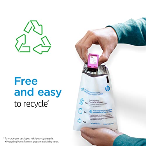 Original HP 67XL Black High-yield Ink Cartridge | Works with HP DeskJet 1255, 2700, 4100 Series, HP ENVY 6000, 6400 Series | Eligible for Instant Ink | 3YM57AN