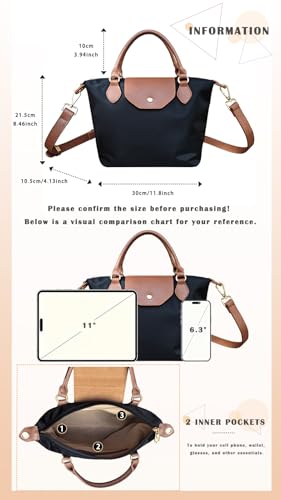 Image of Nylon Crossbody Bags for Women Shoulder Purse Waterproof