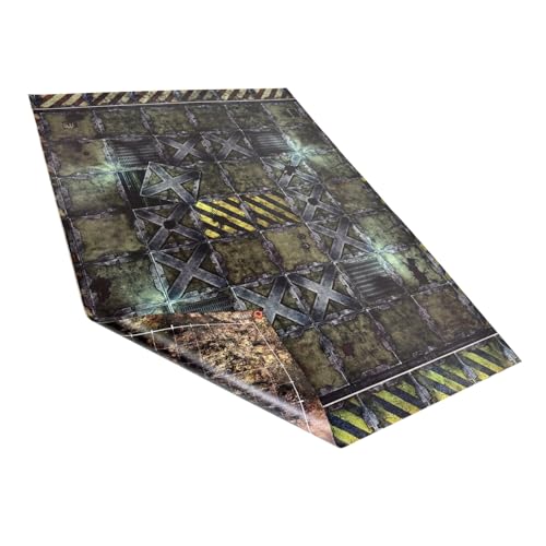 Lighter Creative Double-Sided Battle Mat Gridded War-Gaming Mat for WH40K Kill Team 30