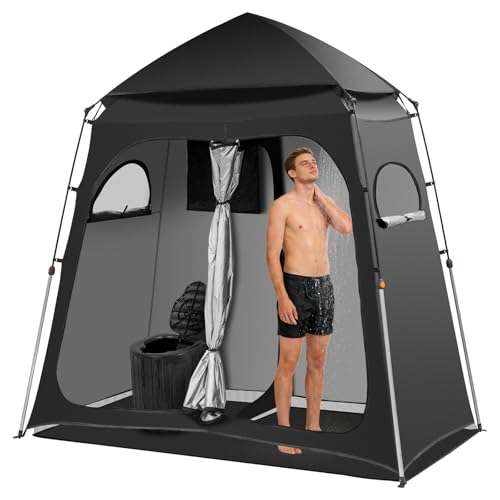 Camping Shower Tent, Pop Up Portable Outdoor Privacy Tent for Changing,Toilet,Bathroom
