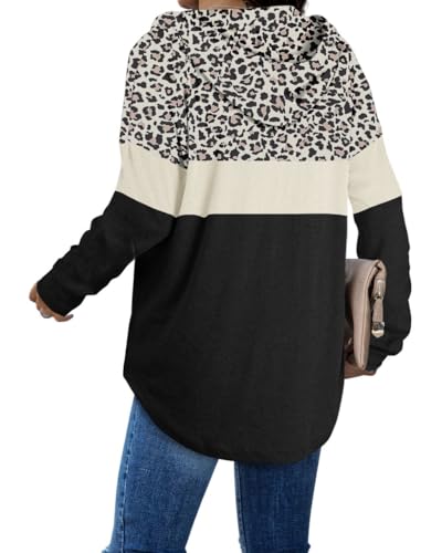 Image of Bofell Womens Fashion Tops Hoodies for Women Pullover Oversized Sweatshirts Long SLeeve Shirts Loose Fit