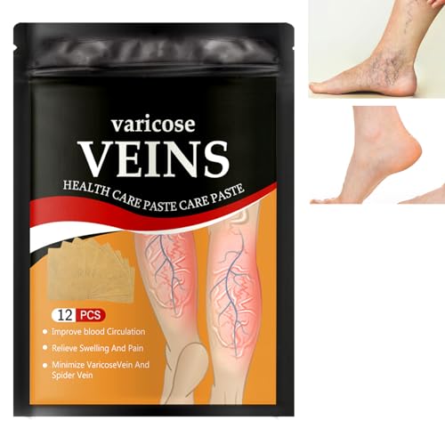 Parche de Tratamiento de Varices,Parche para Venas Varicosas,Varicose Veins Patch,Parche de Venas Varicosas a Base de Hierbas,Venas de Araña para Piernas,Tratamiento de Venas de Araña para Piernas