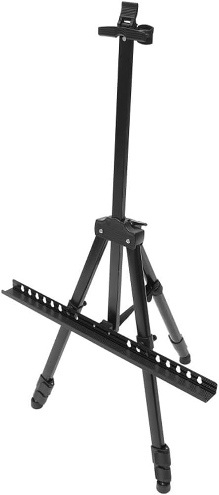 Caballete plegable ajustable – Trípode para pizarras blancas para pinturas, carteles y manualidades – Caballete de suelo portátil para uso doméstico y estudio