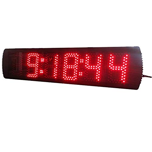 Cronómetro digital CGOLDENWALL de 5" con LED rojo, reloj de conteo regresivo o progresivo para eventos deportivos, semiesterno, sin trípode miniatura 3