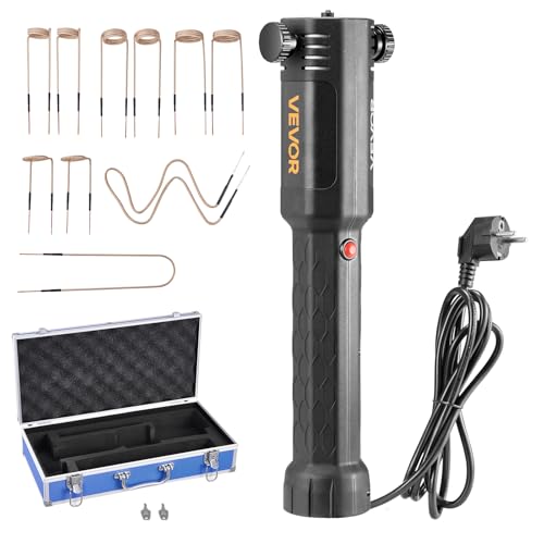 VEVOR Induktionsheizgerät zum Entfernen von Schrauben 1100 W magnetisches Induktionsheizgerät-Set Heizgerät zum Entfernen von rostigen Schrauben Autowerkstatt-Reparaturwerkzeuge mit 10 Spulen