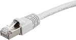 Monoprice Cat6A Ethernet Patch Cable - Network Internet Cord - RJ45, 550Mhz, STP, Pure Bare Copper Wire, 10G, 26AWG, 30ft, Black