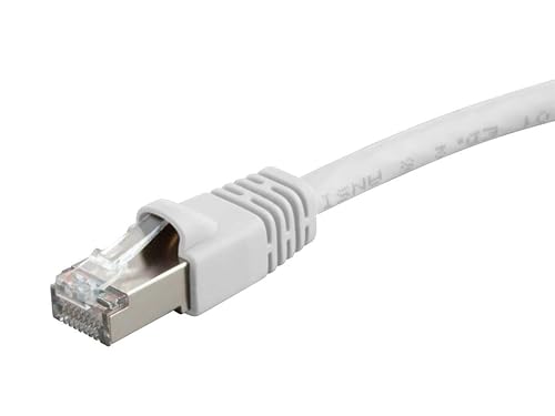 Miniatura 8 de Monoprice - Cable de conexión Ethernet Cat6A 30 pies, negro, doble blindado (S/FTP) 26AWG 10G cable de cobre desnudo puro, RJ45 sin enganches, serie