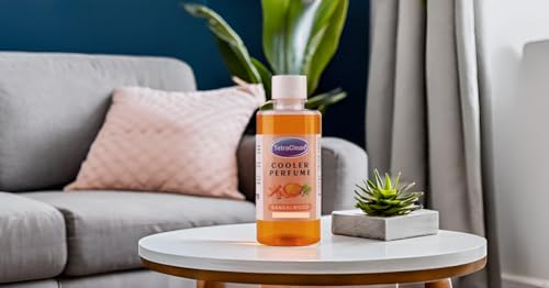 Image of Tetraclean Plastic Cooler Perfume | Aroma Diffuser Oil | Long Lasting Cooler Scent | Fragrance Oil | Multipurpose Aroma Oil Perfume For Cooler | Sandal Fragrance | For Home & Commercial Use, 120Ml