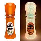 Bayou Legacy Game Calls Tree Shaker Double-Reed Coon Squaller Orange Glow