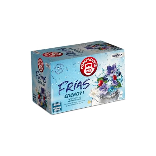 Pompadour - Té Frío - Frías Energy - Complemento Alimenticio - 20 Bolsitas