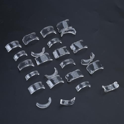 24pcs Rings Size Pads Silicone Rings Fitter Jewelry Sizer Tool Comfortable Transparents Finger Cushion Adjuster - 5