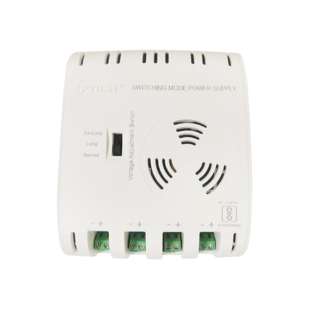 FYBER SMPS for CCTV Camera 4 Channel Power Supply 12v Suitable for Any Brand HD Analog Surveillance Dome Bullet Cameras Independent Series-image-1