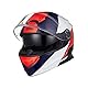 ORIGINE Motorradhelm Bluetooth Klapphelm Integralhelm Mit Doppelvisier ECE 2206