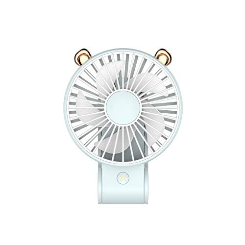 Preisvergleich Produktbild OPAKY Tragbarer Mini-Handventilator Persönlicher Schreibtisch Tischlüfter wiederaufladbarPerfekter persönlicher Fan, Desktop-Fan