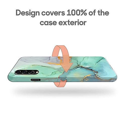 Image of COLORflow Back Cover Compatible with Samsung Galaxy A70 | Beautiful Green Marble | Designer Printed Hard CASE Bumper Back Cover