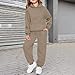 Girls Sweatsuit 2 Piece Outfits - Hoodie Sweatshirts and Sweatpants with Pockets Fall Winter Fashion Jogger Sets