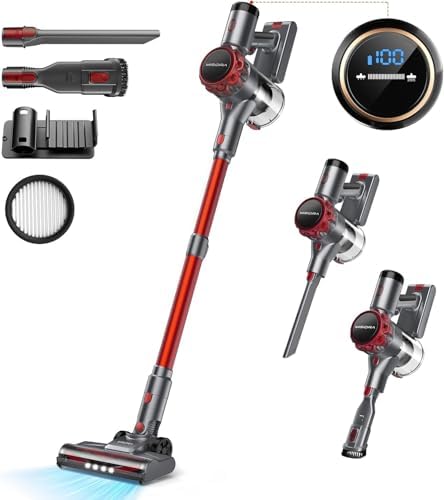 Aspirapolvere Senza Fili 40KPa, Aspirapolvere Senza Fili Mantiene...