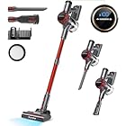 Aspirapolvere Senza Fili 40KPa, Aspirapolvere Senza Fili Mantiene casa, Autonomia 55 Minuti, Batteria Rimovibile, Aspirapolvere spazzola elettrica per Moquette/Peli di Animali Domestici/Pavimenti