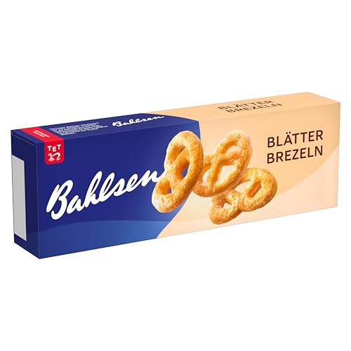 Bahlsen Blätterbrezeln - 12er Pack - karamellisiertes Blättergebäck in Brezelform (12 x 100g)