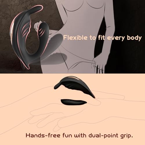 Image of Healexcer Hands-Free Wearable Panty Vibrator,Strap On Couples Women Sex Toy
