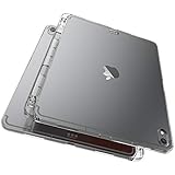 Luvvitt iPad Pro 11 Case 2018 with Pencil Holder TPU Flexible Slim and Light Back Cover - Clear