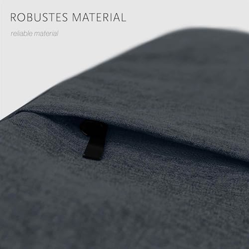 Funda para MacBook Air M1 13 pulgadas minimalista con cremallera y compartimento moex gris 7