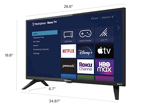 Westinghouse 32" 720P HD Smart Roku TV WR32HT2212 (Renewed) - Image 3